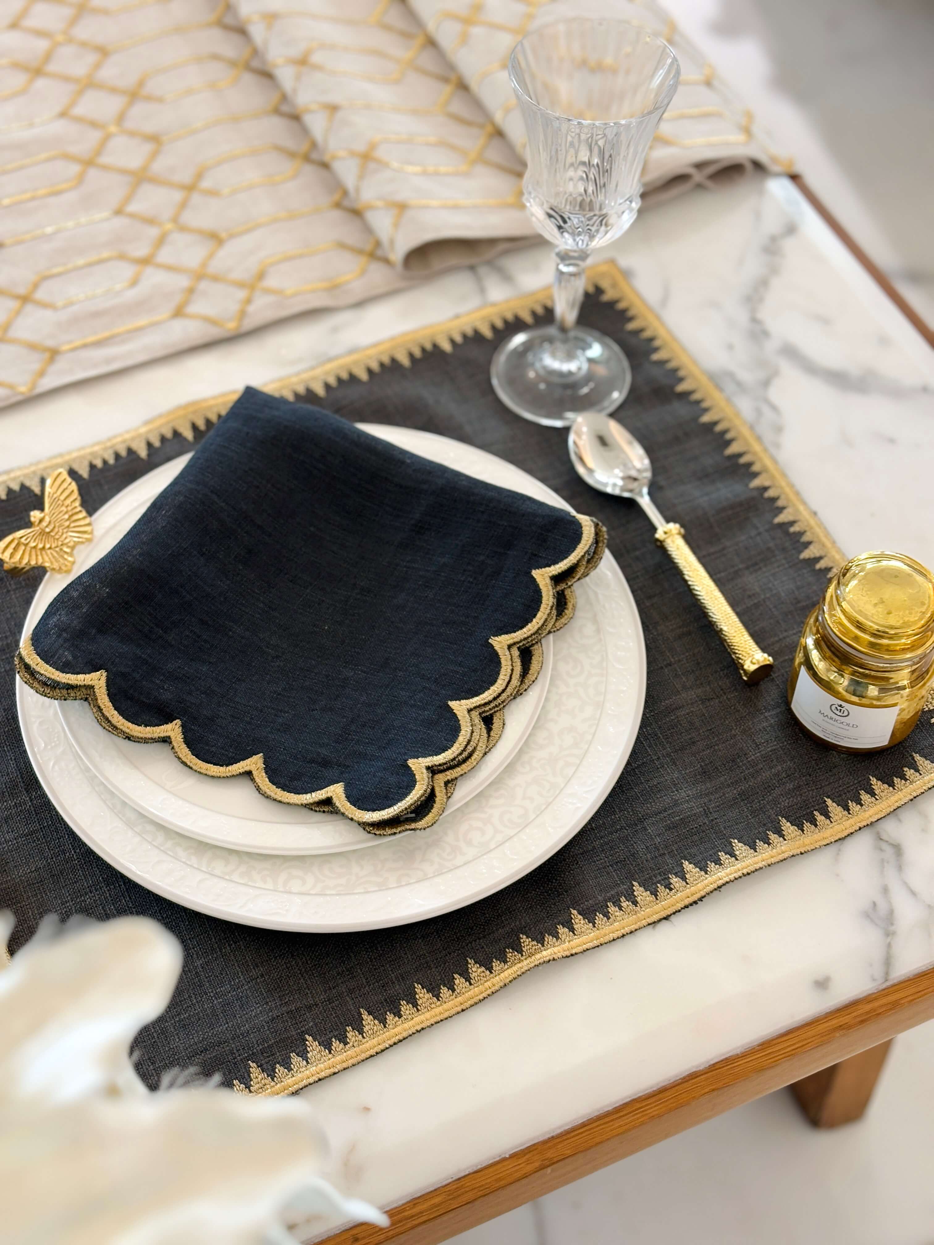 Zig Zag Embroider Collection Mat