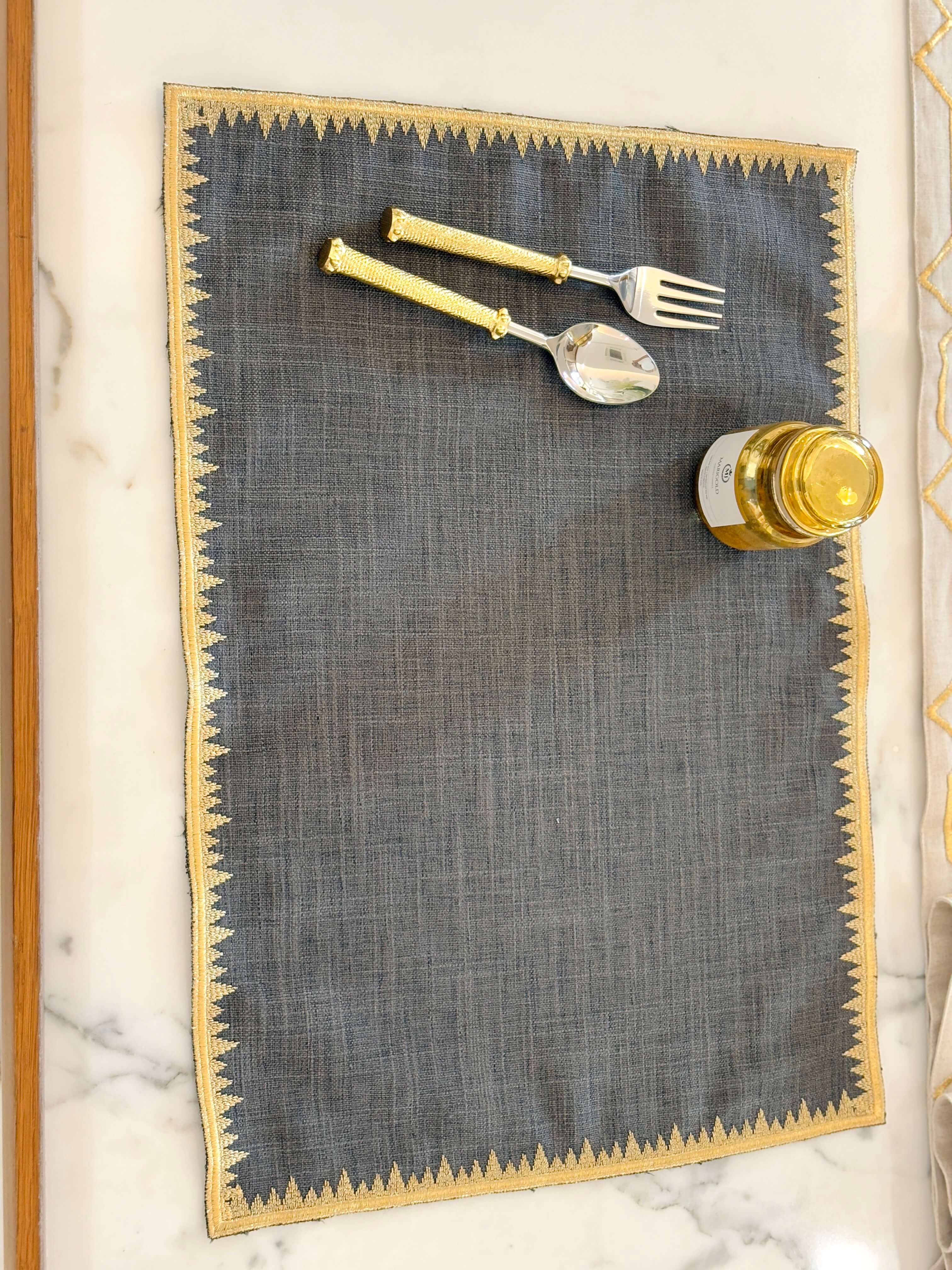 Zig Zag Embroider Collection Mat