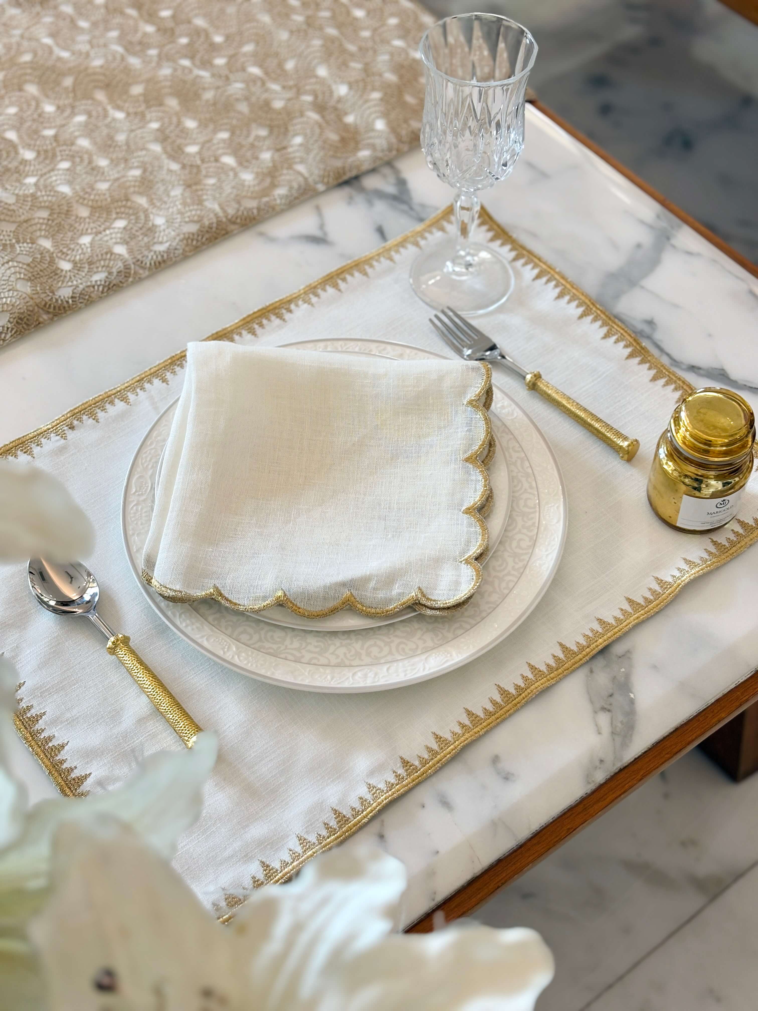 Zig Zag Embroider Collection Mat