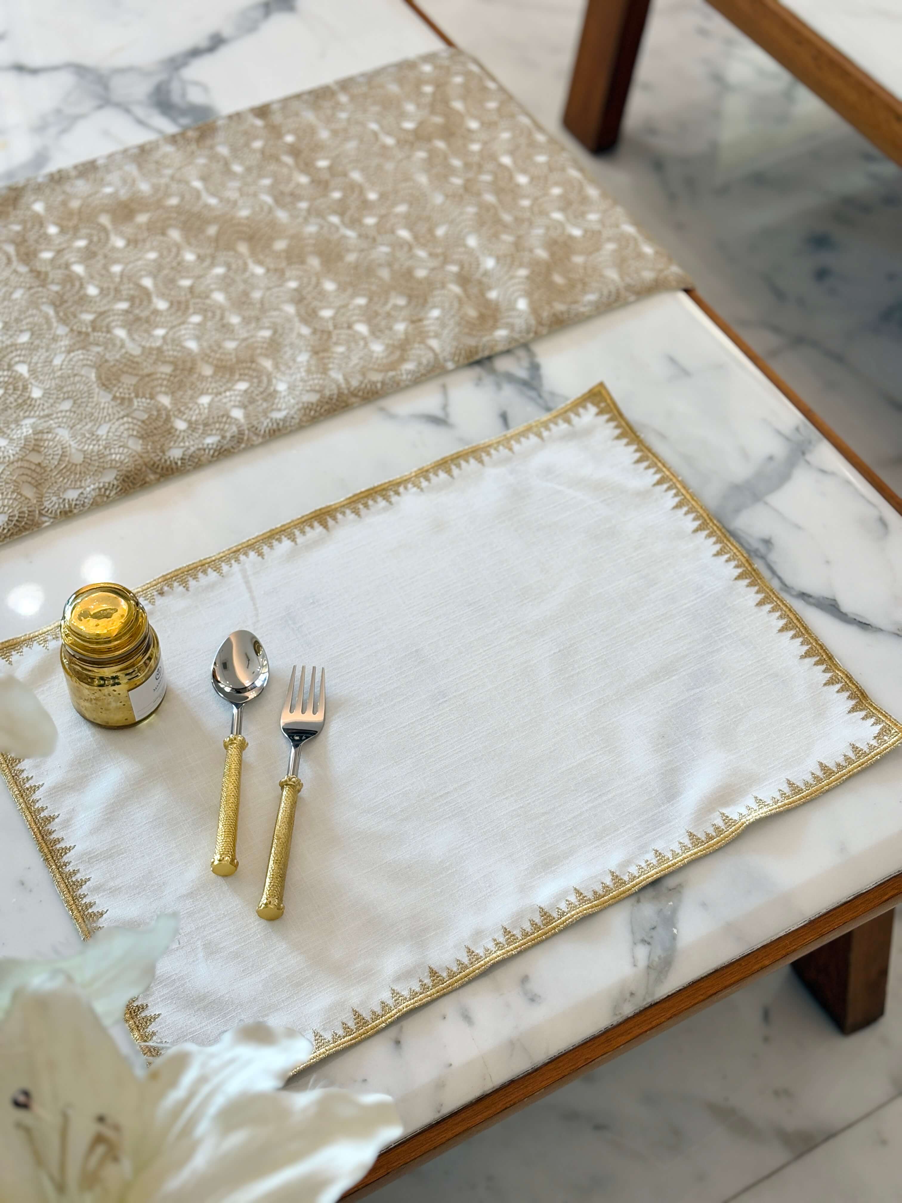 Zig Zag Embroider Collection Mat