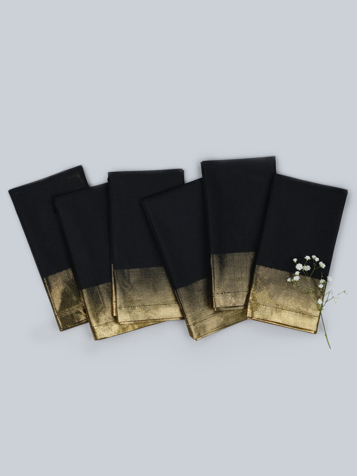 Gold Border Print Collection - Black