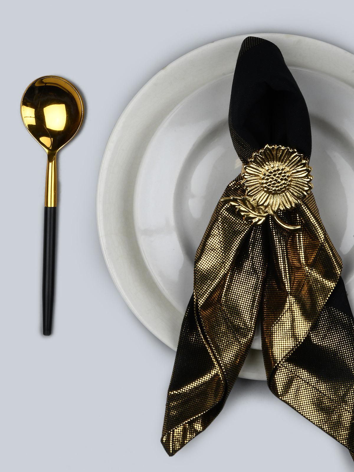 Gold Border Print Collection - Black