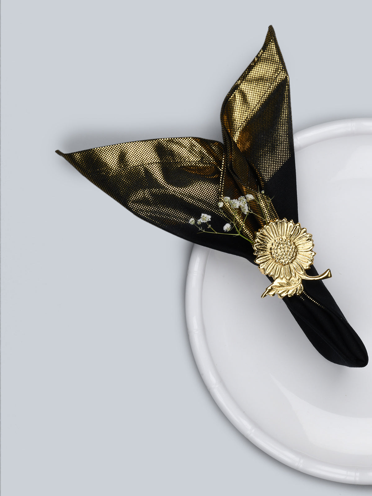 Gold Border Print Collection - Black